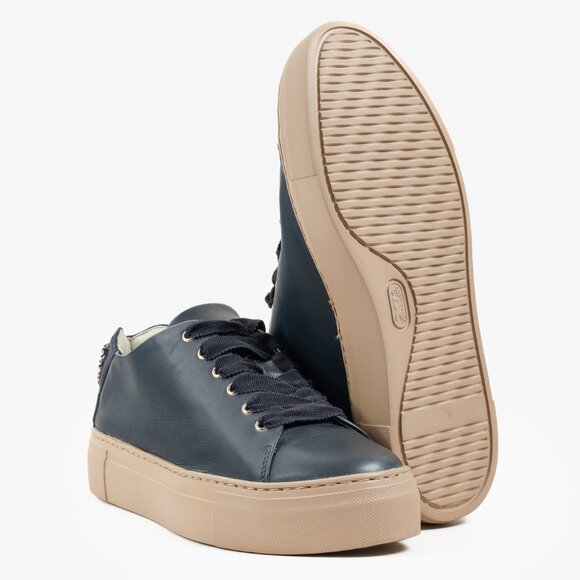 Attilio Giusti Leombruni Butterfly Jewel Platform Sneakers - Picture 7 of 11